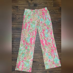 LILY pulitzer cotton stretch pants. Size -small.